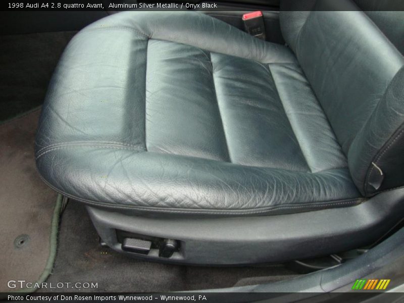 Aluminum Silver Metallic / Onyx Black 1998 Audi A4 2.8 quattro Avant