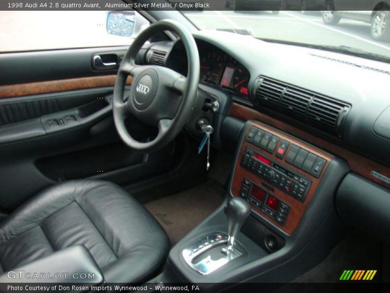 Aluminum Silver Metallic / Onyx Black 1998 Audi A4 2.8 quattro Avant