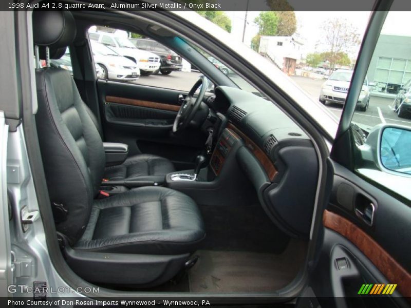 Aluminum Silver Metallic / Onyx Black 1998 Audi A4 2.8 quattro Avant