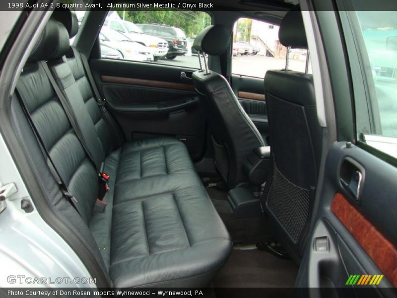 Aluminum Silver Metallic / Onyx Black 1998 Audi A4 2.8 quattro Avant