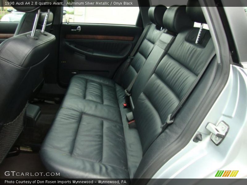 Aluminum Silver Metallic / Onyx Black 1998 Audi A4 2.8 quattro Avant