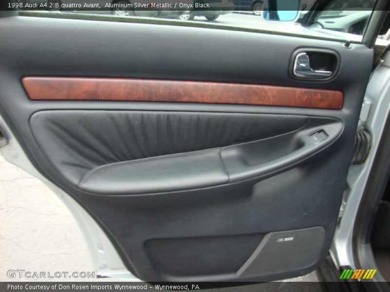 Aluminum Silver Metallic / Onyx Black 1998 Audi A4 2.8 quattro Avant
