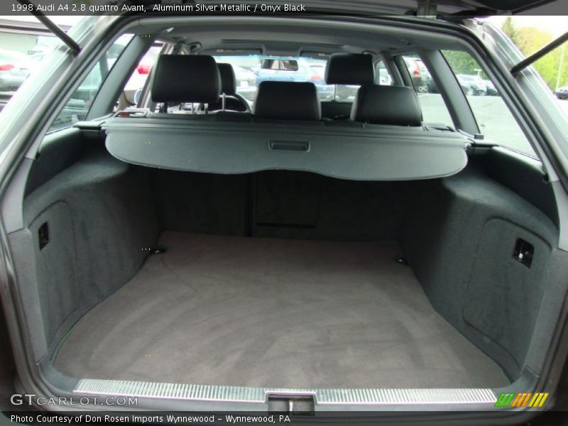 Aluminum Silver Metallic / Onyx Black 1998 Audi A4 2.8 quattro Avant