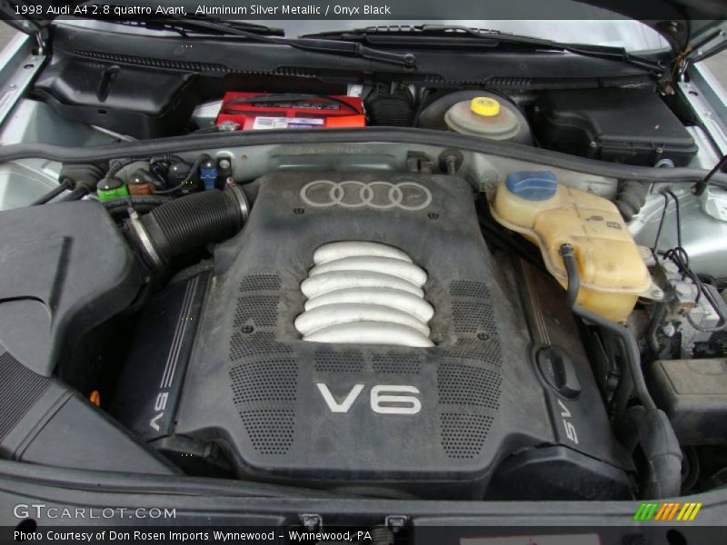 Aluminum Silver Metallic / Onyx Black 1998 Audi A4 2.8 quattro Avant