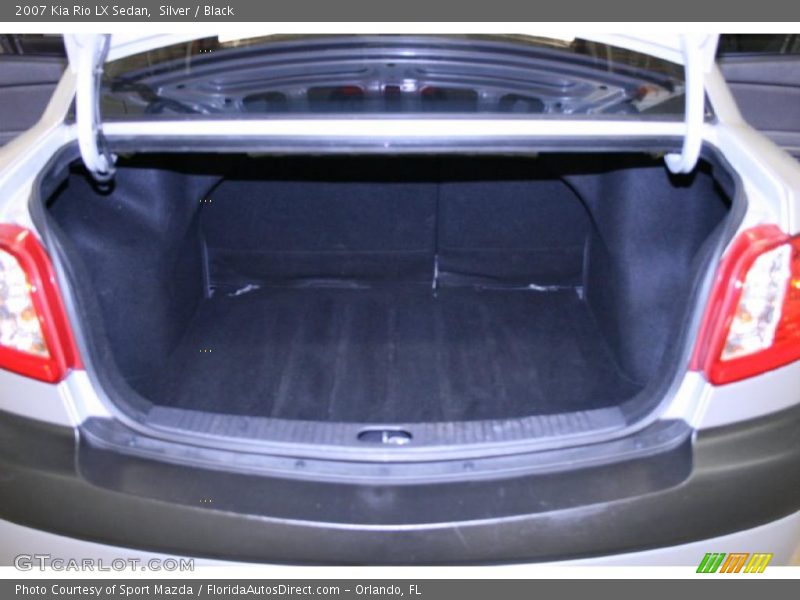 Silver / Black 2007 Kia Rio LX Sedan