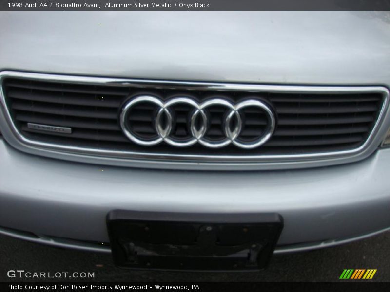 Aluminum Silver Metallic / Onyx Black 1998 Audi A4 2.8 quattro Avant
