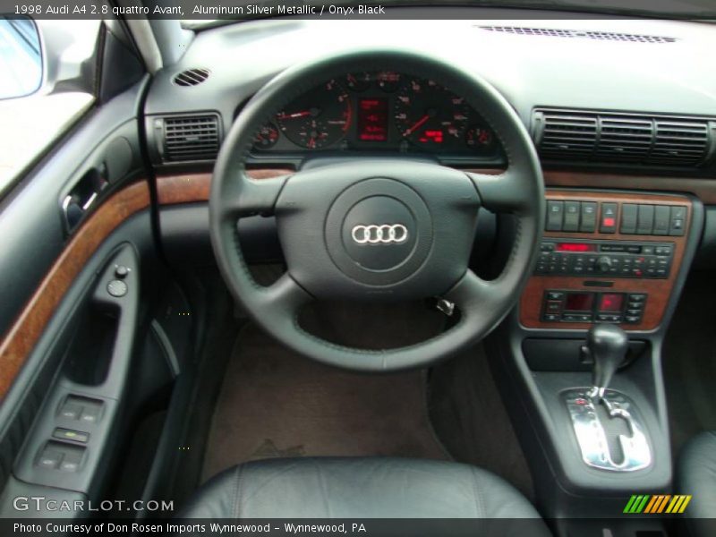 Aluminum Silver Metallic / Onyx Black 1998 Audi A4 2.8 quattro Avant
