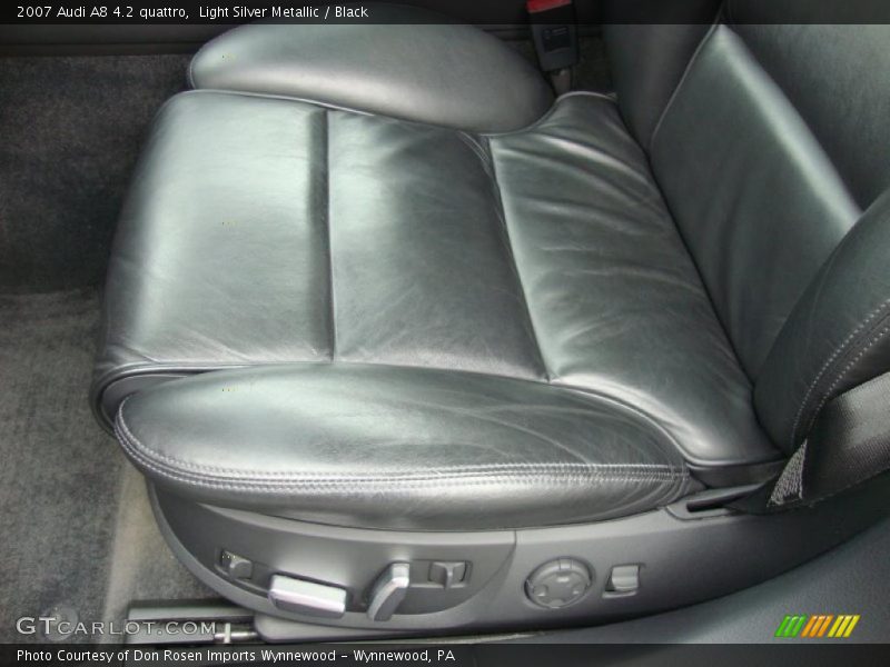 Light Silver Metallic / Black 2007 Audi A8 4.2 quattro