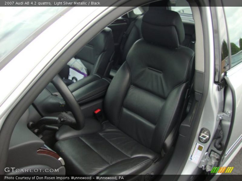 Light Silver Metallic / Black 2007 Audi A8 4.2 quattro