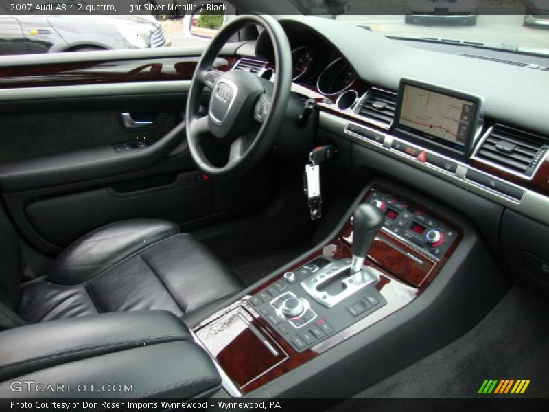 Light Silver Metallic / Black 2007 Audi A8 4.2 quattro