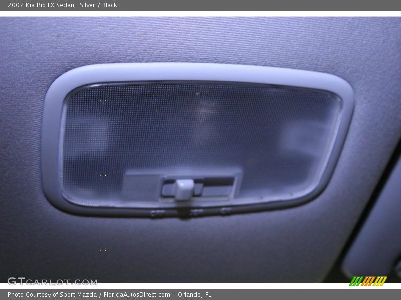 Silver / Black 2007 Kia Rio LX Sedan