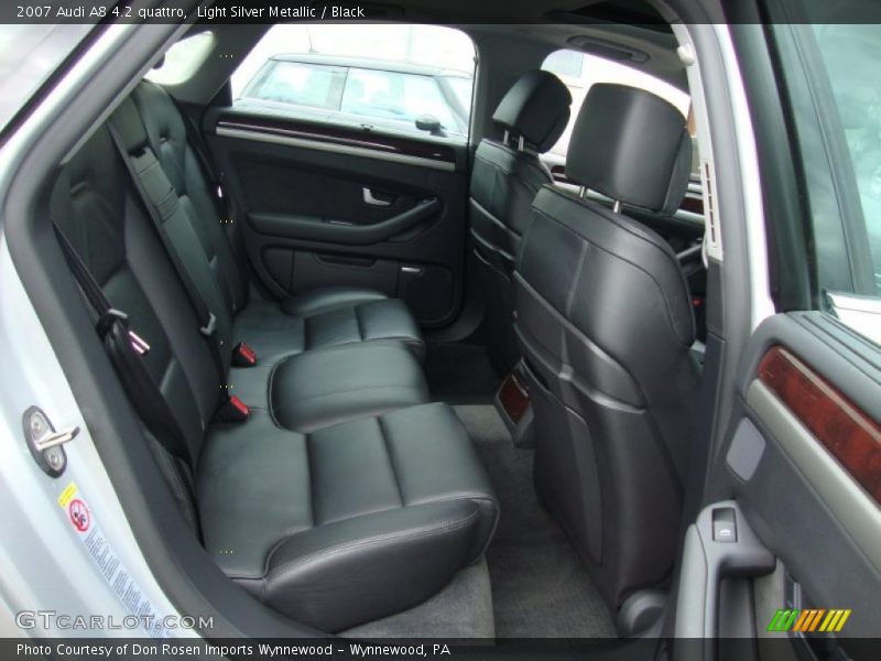 Light Silver Metallic / Black 2007 Audi A8 4.2 quattro