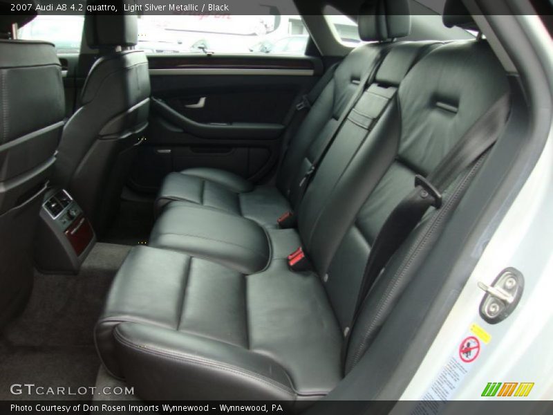 Light Silver Metallic / Black 2007 Audi A8 4.2 quattro