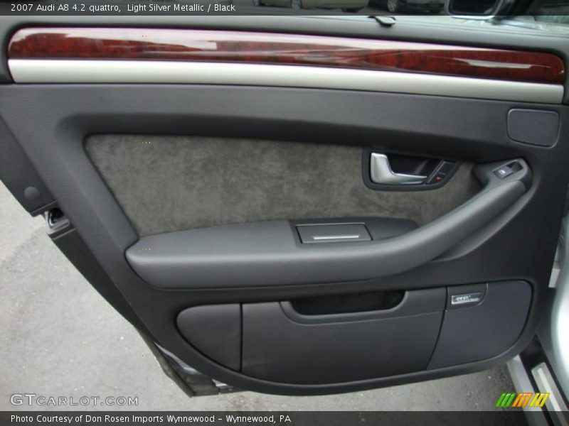 Light Silver Metallic / Black 2007 Audi A8 4.2 quattro