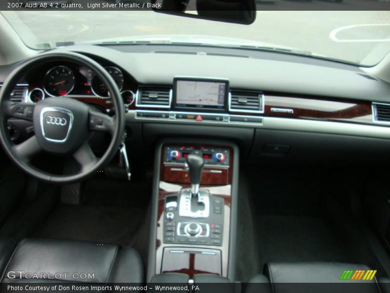 Light Silver Metallic / Black 2007 Audi A8 4.2 quattro