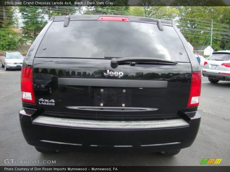 Black / Dark Slate Gray 2008 Jeep Grand Cherokee Laredo 4x4