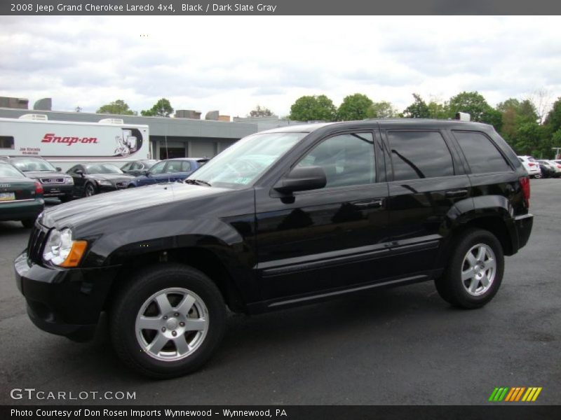 Black / Dark Slate Gray 2008 Jeep Grand Cherokee Laredo 4x4