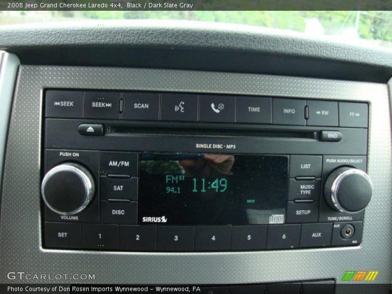 Black / Dark Slate Gray 2008 Jeep Grand Cherokee Laredo 4x4