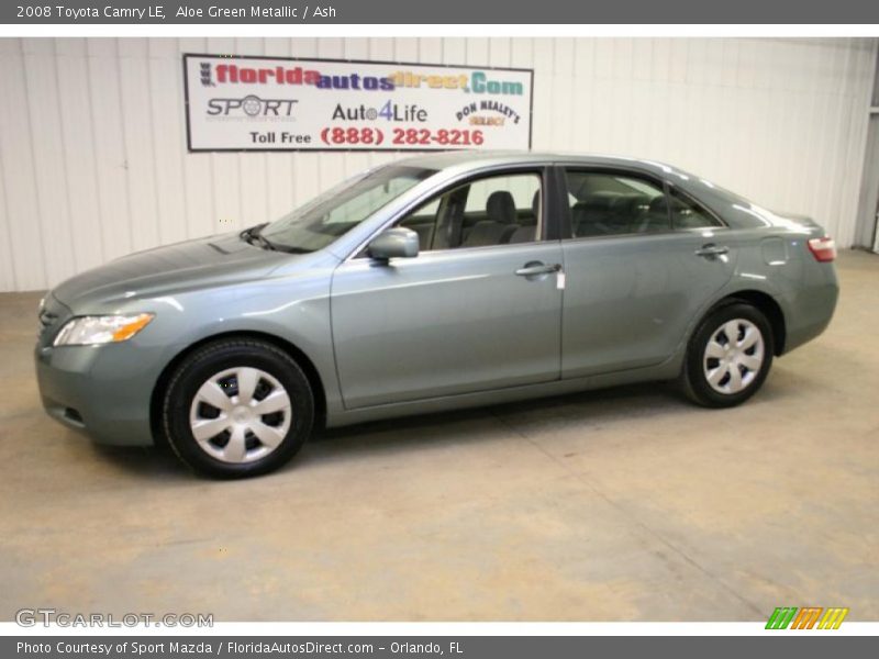 Aloe Green Metallic / Ash 2008 Toyota Camry LE