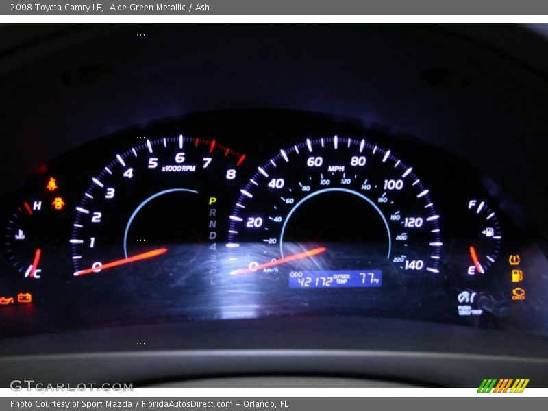 Aloe Green Metallic / Ash 2008 Toyota Camry LE