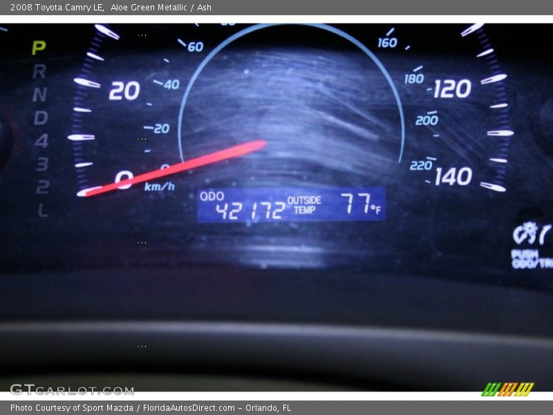 Aloe Green Metallic / Ash 2008 Toyota Camry LE