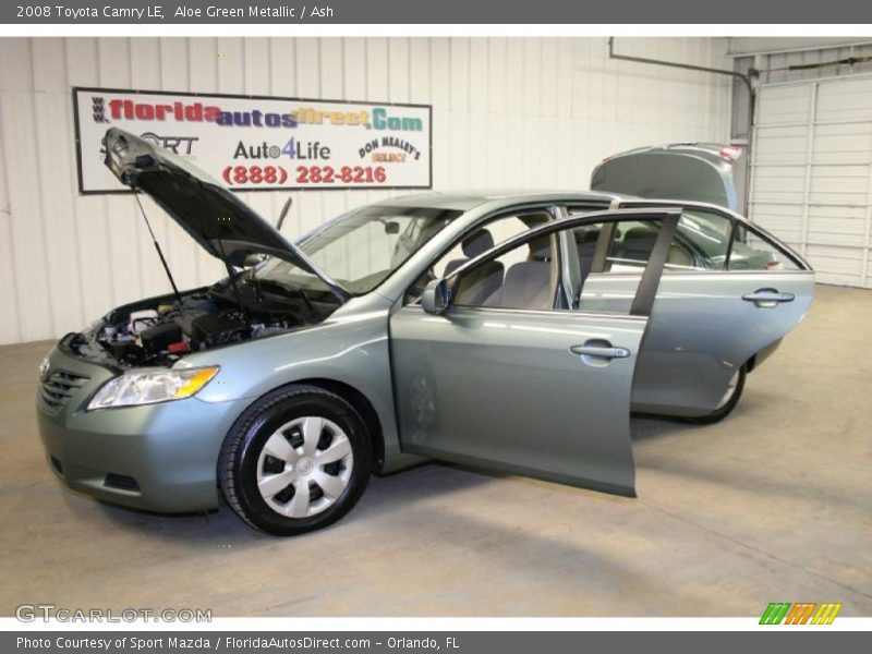 Aloe Green Metallic / Ash 2008 Toyota Camry LE