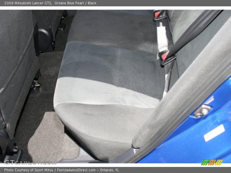 Octane Blue Pearl / Black 2009 Mitsubishi Lancer GTS
