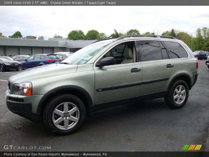 Crystal Green Metallic / Taupe/Light Taupe 2004 Volvo XC90 2.5T AWD