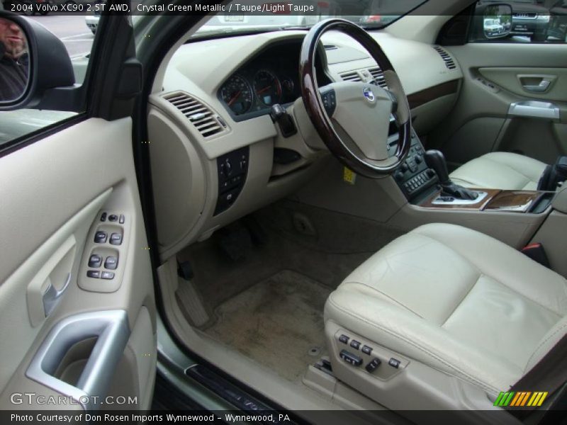 Crystal Green Metallic / Taupe/Light Taupe 2004 Volvo XC90 2.5T AWD