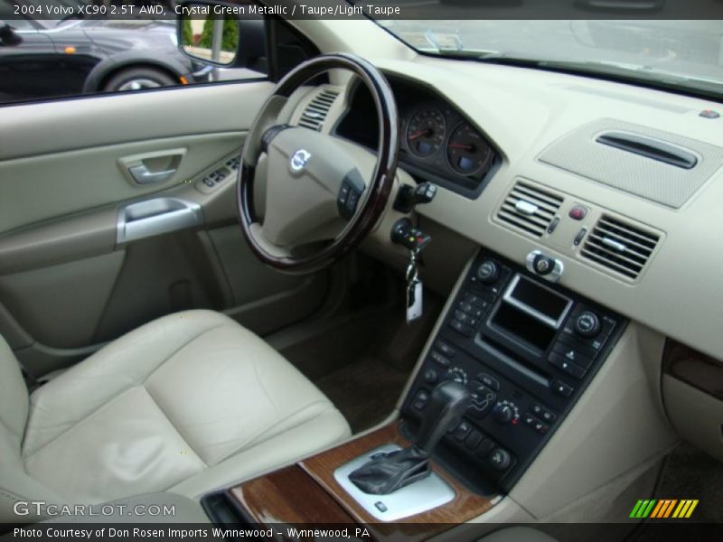 Crystal Green Metallic / Taupe/Light Taupe 2004 Volvo XC90 2.5T AWD