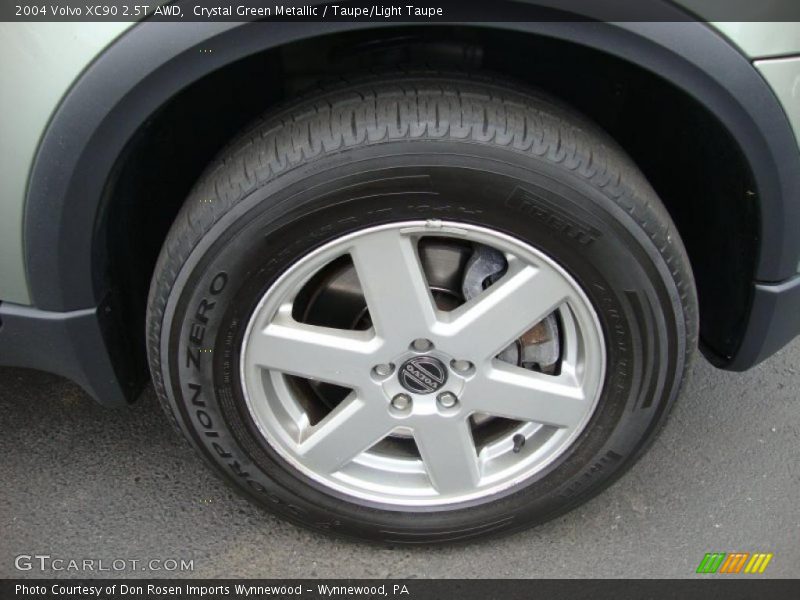 Crystal Green Metallic / Taupe/Light Taupe 2004 Volvo XC90 2.5T AWD