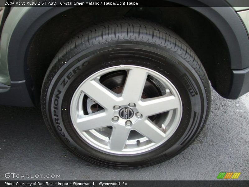 Crystal Green Metallic / Taupe/Light Taupe 2004 Volvo XC90 2.5T AWD