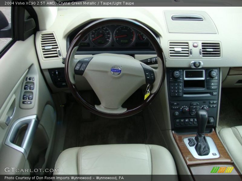 Crystal Green Metallic / Taupe/Light Taupe 2004 Volvo XC90 2.5T AWD