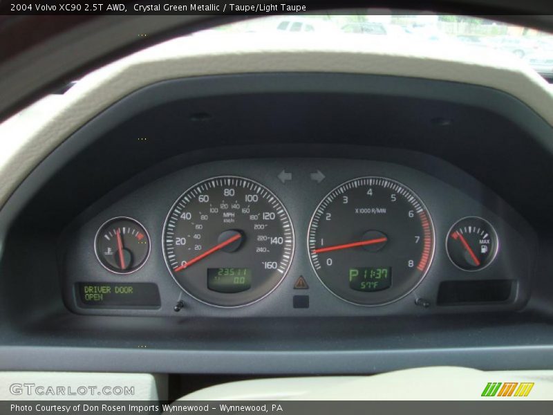 Crystal Green Metallic / Taupe/Light Taupe 2004 Volvo XC90 2.5T AWD