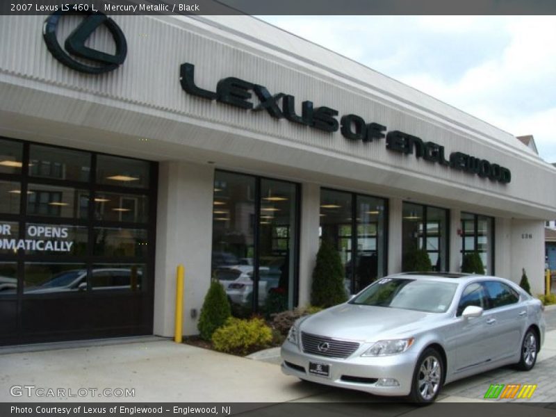 Mercury Metallic / Black 2007 Lexus LS 460 L