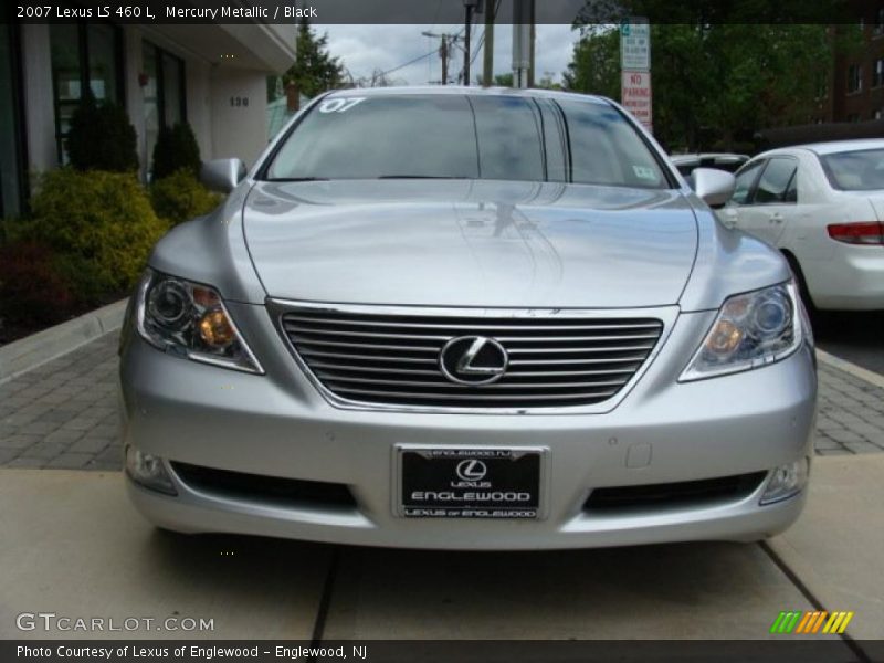 Mercury Metallic / Black 2007 Lexus LS 460 L
