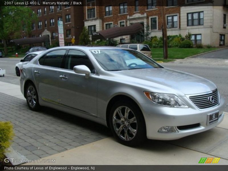 Mercury Metallic / Black 2007 Lexus LS 460 L
