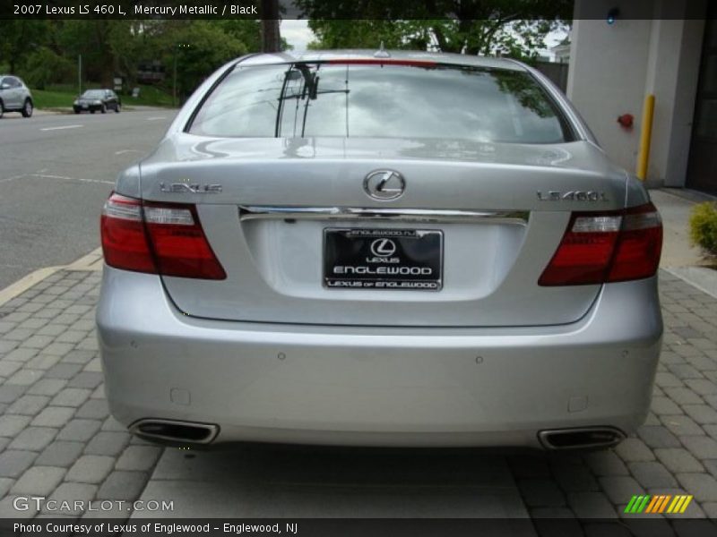 Mercury Metallic / Black 2007 Lexus LS 460 L