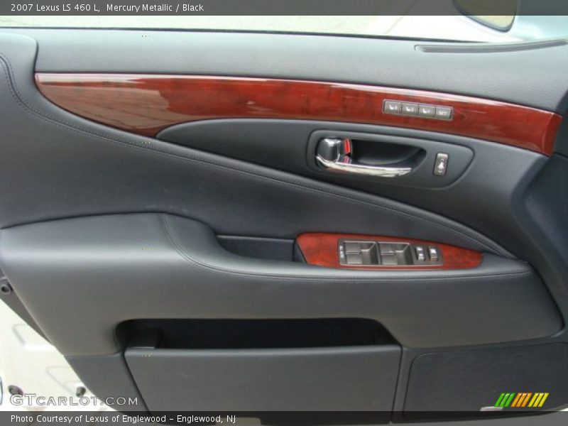 Mercury Metallic / Black 2007 Lexus LS 460 L