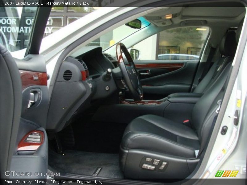 Mercury Metallic / Black 2007 Lexus LS 460 L