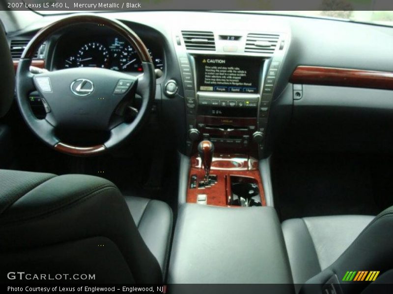 Mercury Metallic / Black 2007 Lexus LS 460 L