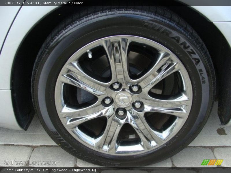 Mercury Metallic / Black 2007 Lexus LS 460 L