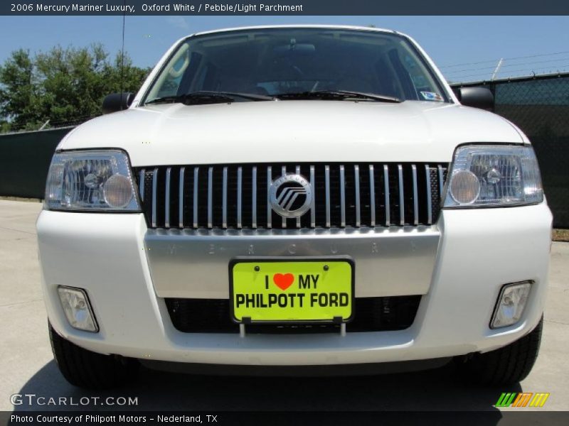 Oxford White / Pebble/Light Parchment 2006 Mercury Mariner Luxury