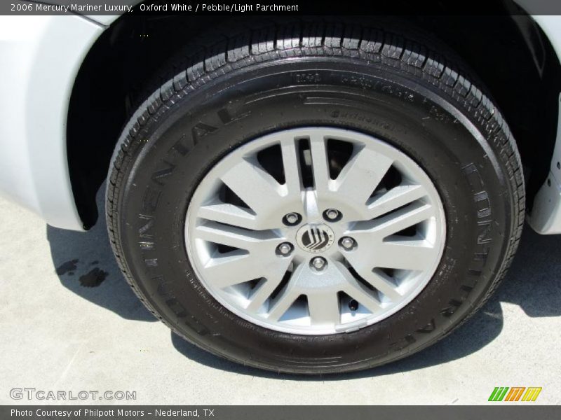 Oxford White / Pebble/Light Parchment 2006 Mercury Mariner Luxury