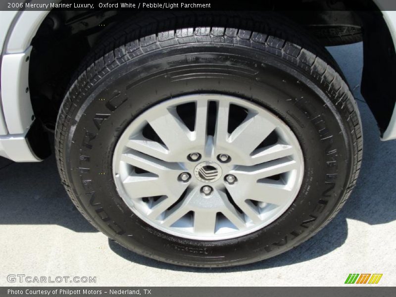 Oxford White / Pebble/Light Parchment 2006 Mercury Mariner Luxury