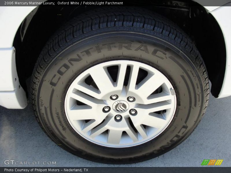 Oxford White / Pebble/Light Parchment 2006 Mercury Mariner Luxury