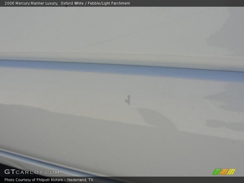 Oxford White / Pebble/Light Parchment 2006 Mercury Mariner Luxury