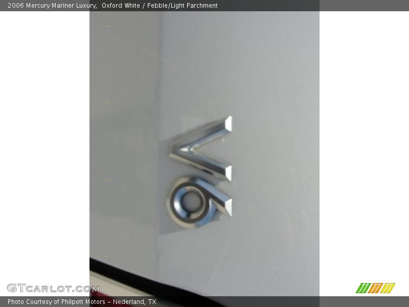 Oxford White / Pebble/Light Parchment 2006 Mercury Mariner Luxury