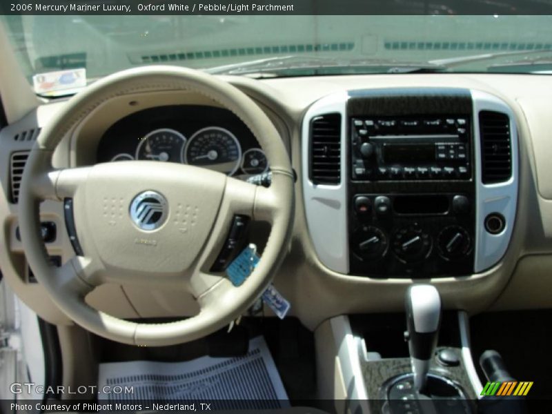 Oxford White / Pebble/Light Parchment 2006 Mercury Mariner Luxury