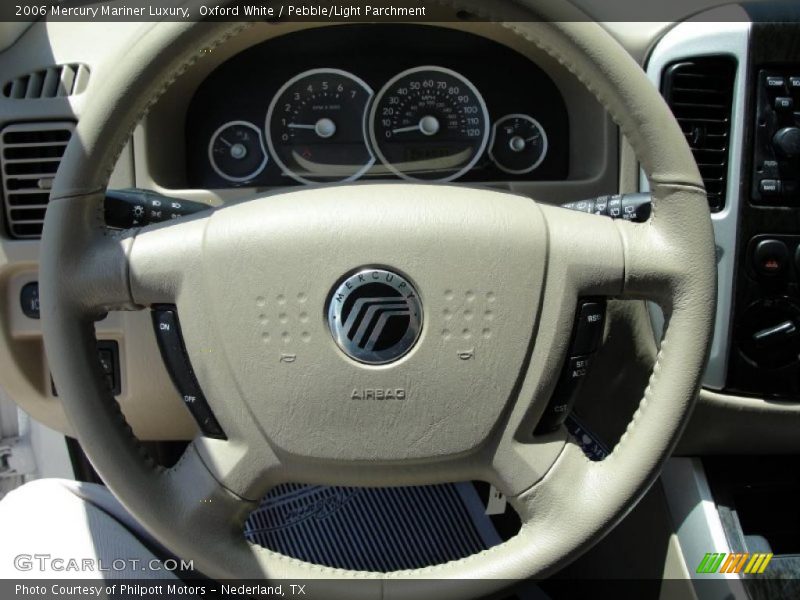 Oxford White / Pebble/Light Parchment 2006 Mercury Mariner Luxury